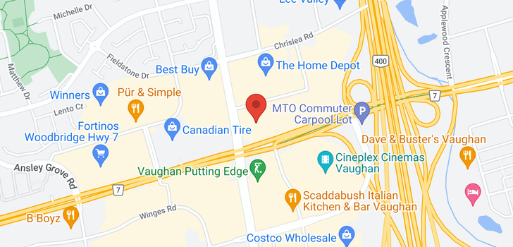 map of #256 -7777 WESTON RD